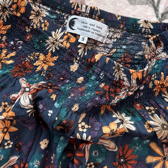 Lotus and Luna floral Harem pants - Picture 2 of 2